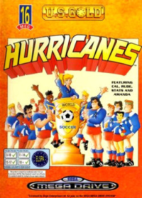 Hurricanes PAL Sega Mega Drive PAL box art